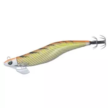 DAIWA Egi Emeraldas Stream No. 3.0 Gold-Striped Orange Cedar Lure