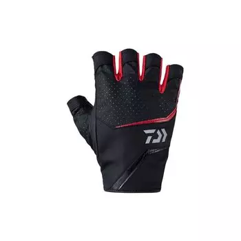[Daiwa] Faux Leather Gloves 5 Cut DG-2323 Red M