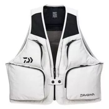DAIWA Fishing Vest Surf Vest Light Gray L DV-3608