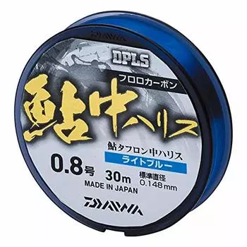 DAIWA Fluoroline Ayu Taflon Medium Harris 30m Light Blue No. 0.8