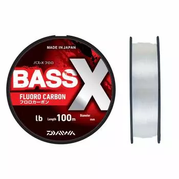DAIWA Fluoroline Fluoro 100M 100m Natural BASS-X 8lb.