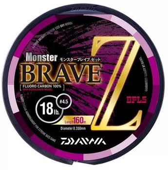 DAIWA Fluoroline Monster Brave Z 160 м Натуральный 16 фунтов.