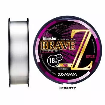 DAIWA Fluoroline Monster Brave Z 400M 400 м Натуральный 14 фунтов.