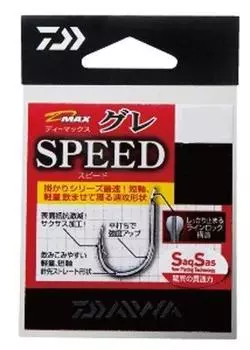 DAIWA Gray Fishing Hook 6 Speed No. D-MAX