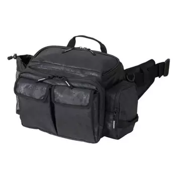 DAIWA Hip Bag (D) Spiral Black 16 x 34 x 23 cm