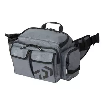 DAIWA Hip Bag (D) Spiral Gray 16 x 34 x 23 cm