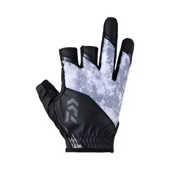 DAIWA Ice Dry R Padded Gloves 3 Cut Bottom White M DG-2023