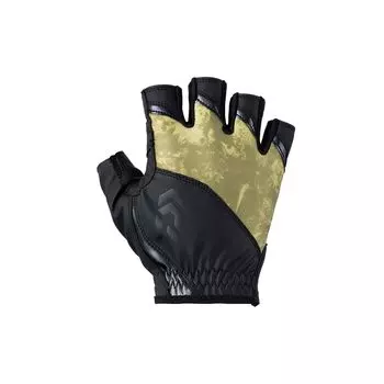 [Daiwa] Ice Dry R Padded Gloves 5 Cut DG-2123 Bottom Yellow L