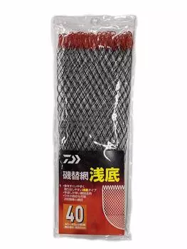 DAIWA Isokae Net Shallow Bottom 40 Black 50cm 07760604 Depth Approx. чёрный