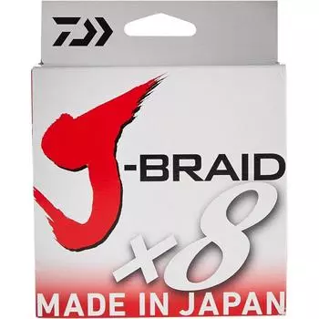 Daiwa J Braid 300m 8 Strand Round Braid Line 15 Lb Light Green Chartreuse