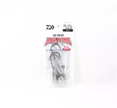 Daiwa Jig Head Bait Junkie 3/4 унции 3 шт. в упаковке, размер крючка 6/0 (3862)