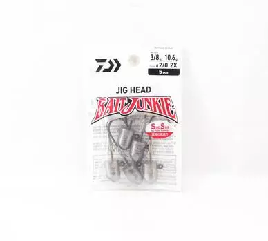 Daiwa Jig Head Bait Junkie 3/8 унции 5 шт. в упаковке Размер крючка 2/0 (3688)