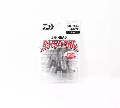 Daiwa Jig Head Bait Junkie 3/8 унции 5 шт. в упаковке Размер крючка 3/0 (3695)