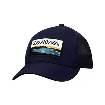 Daiwa Кепка дальнобойщика DC-4122 темно-синяя Бесплатно