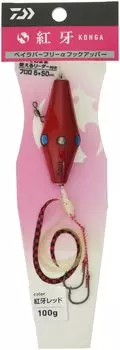 DAIWA Koga Bay Rubber Free Hook Upper 80g Red