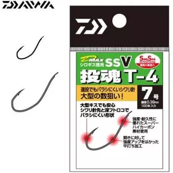 Daiwa Крючок Daiwa с белой белкой D MAX, используйте SSV Нет. 8 Т 4