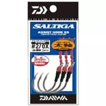 DAIWA Крючок DAIWA-вспомогательный одинарный 2 0X рыболовный крючок Saltiga Saxus