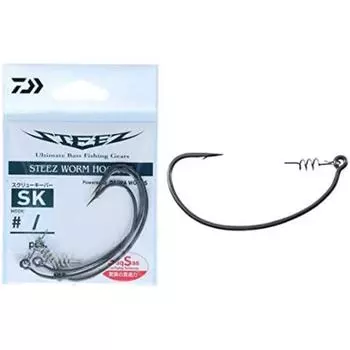 Daiwa Крючок для червя Daiwa Stees Ss Screw Keeper Sk 5 0