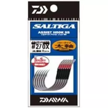 Daiwa Крючок-помощник Daiwa 2 0X Saltiga Saxus рыболовный крючок