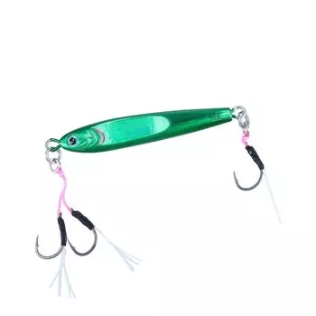 DAIWA Metal Jig TG Bait SLJ (with hook) 80g Adel Flash Keimuraful Green