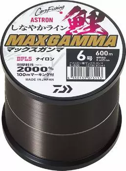 DAIWA Nylon Line Astron Carp MAX Gamma No. 10 600m Tanishi Black