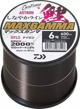 DAIWA Nylon Line Astron Carp MAX Gamma No. 5 600m Tanishi Black