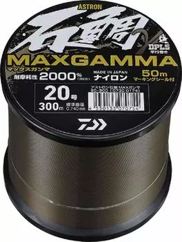 DAIWA Nylon Line Astron Ishidai Max Gamma 300 No. 20 Black Ocean