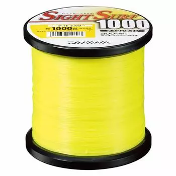 DAIWA Nylon Line Sight Surf 2 5 1000m Night Yellow No. жёлтый