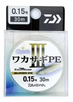 DAIWA PE Line Christia Smelt PE3 0,15 30м 2 цвета (с цветовой маркировкой)