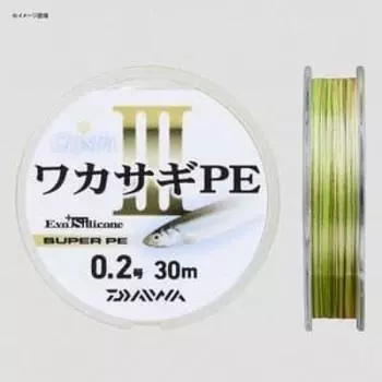 DAIWA PE Line Christia Wakasagi PE3 0.4 60m 2 colors (with color marking)