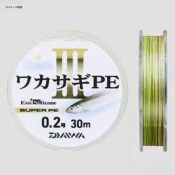 DAIWA PE Line Christia Wakasagi PE3 0.15 60m 2 colors (with color marking)