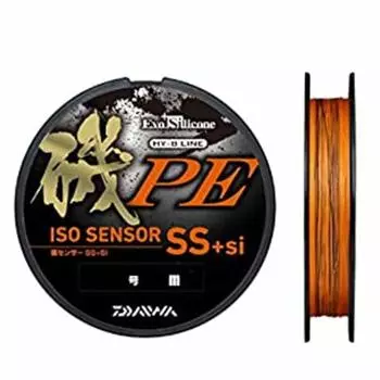 DAIWA PE Line Iso Sensor SS+Si No. 1 150m Orange (with color marking)