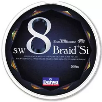 Daiwa PE Line Saltwater 8 Braid Si 300m 3 Multi Color + No.