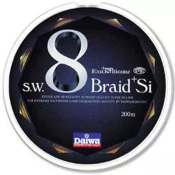 Daiwa Леска PE Saltwater 8 плетенок Si 200 м Многоцветная + Нет. 1,5