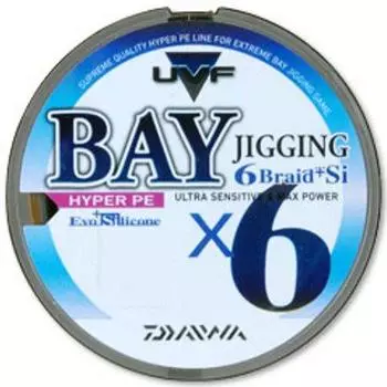 Daiwa PE Line UVF Bay Jigging 6 Braids Si 200m Multi Color + No. 1,0
