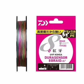 DAIWA PE line UVF Benga Durasensor 400m 5 colors color X8+Si2 No. 0.8 (with marking)