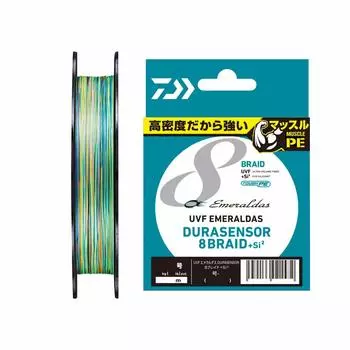 DAIWA PE Line UVF Emeraldas Durasensor 150m 3 colors color X8+Si2 No. 0.6 (with marking)