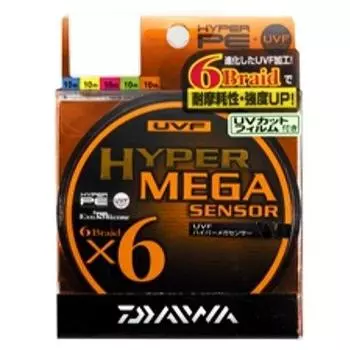 Daiwa PE Line UVF Hyper Mega Sensor 150m Multicolor Нет. 1.2