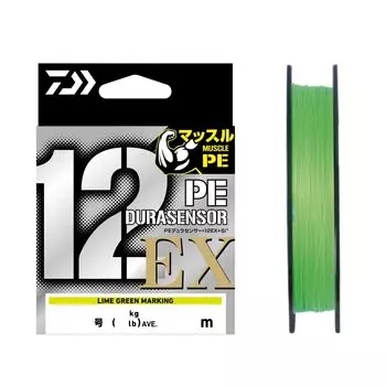 DAIWA PE Line UVF PE Durasensor 150m Lime Green Marking X12EX+Si3 No. 0.8 (16lb)