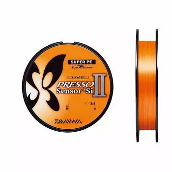 DAIWA PE Line UVF Presso Sensor 150m Orange color 2+Si No. 0.3 (with marking)