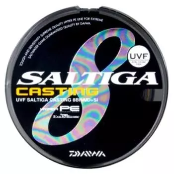 Daiwa PE Line UVF Saltiga Casting 8 Braid + Si 300m No. 8.0 Multi Color