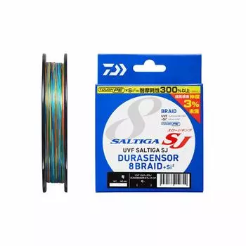 Daiwa PE Line UVF Saltiga SJ Dura Sensor x 8 + Si2, No. 0.8, 636.4 yd (600 m), 5 Colors (with Color Marking)