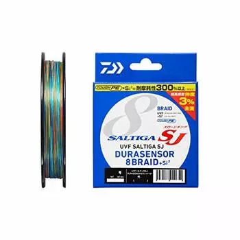 Daiwa PE Line UVF Saltiga SJ Dura Sensor x 8 + Si2, No. 1.5, 638.4 yd (600 m), 5 Colors (with Color Marking)