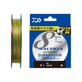 DAIWA PE Line UVF Soltiga Dura Sensor X8+ Si2 No. 10 No. 10 300m Multicolor