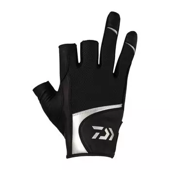 Daiwa Перчатки Salt Game 3 Cut DG-7224 черные 2XL