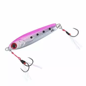 DAIWA Reel Case Beniga Bay Metal Red Sea Bream 60g 3D Pink Sardine