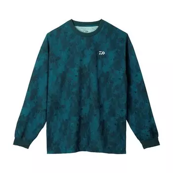 DAIWA рубашка с длинным рукавом Squink Painter Blue L DE-8922