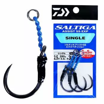 DAIWA Saltiga Assist Hook SS Expedition Single 2.5cm #3/0