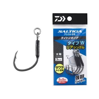 DAIWA Saltiga Assist SS Light Jigging Type W Rear Single #3/0X