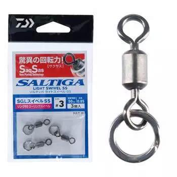 DAIWA Saltiga Light Swivel SS с кольцом 3
